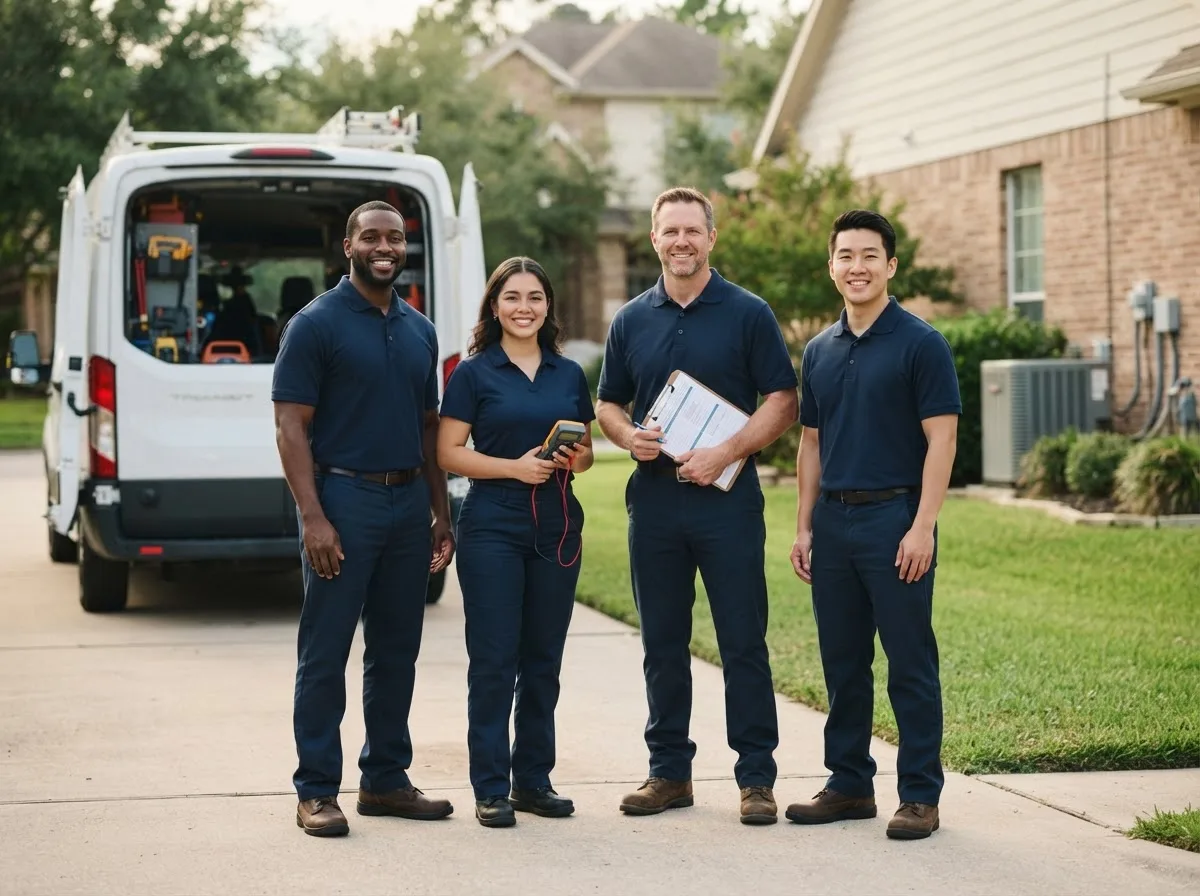 Certified HVAC technician near Garden City, TX
